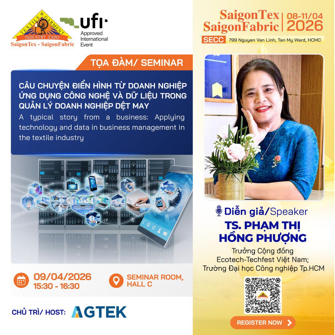 14. Câu chuyện điển hình từ doanh nghiệp Ứng dụng công nghệ và dữ liệu trong quản lý doanh nghiệp Dệt May
