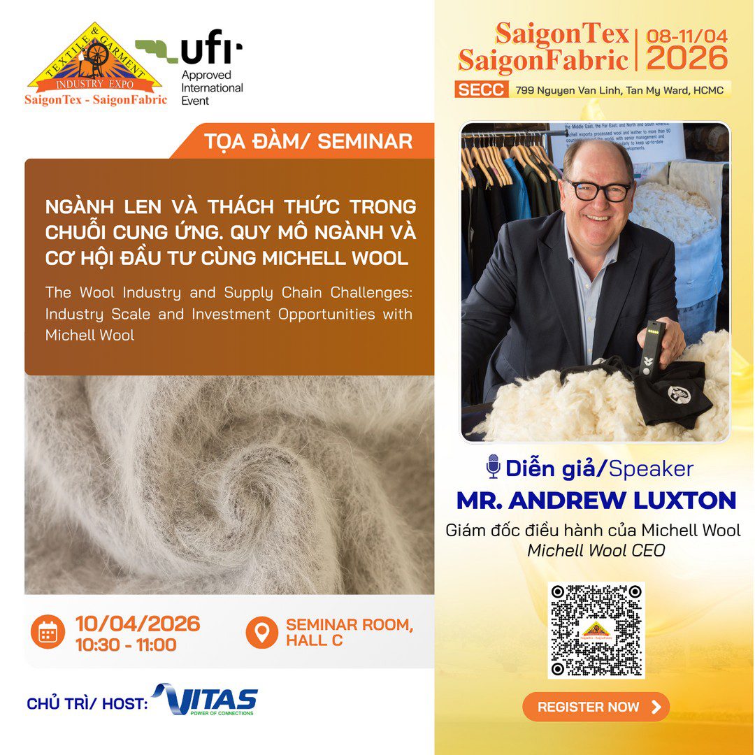 18. Ngành len và thách thức trong chuỗi cung ứng. Quy mô ngành và cơ hội đầu tư cùng Michell Wool