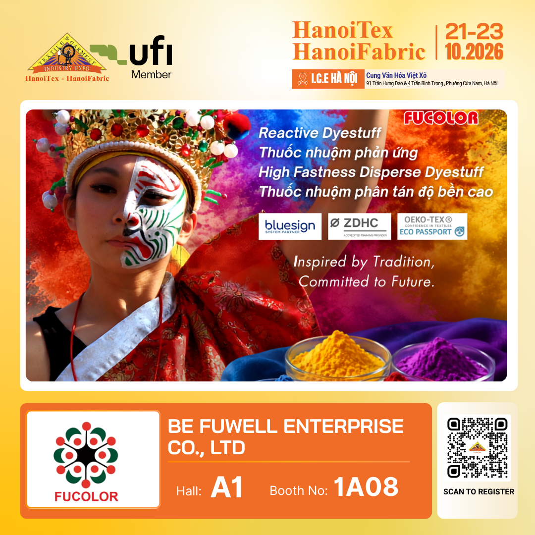 BE FUWELL ENTERPRISE CO., LTD. - Nhà trưng bày tiêu biểu HanoiTex - HanoiFabric 2026