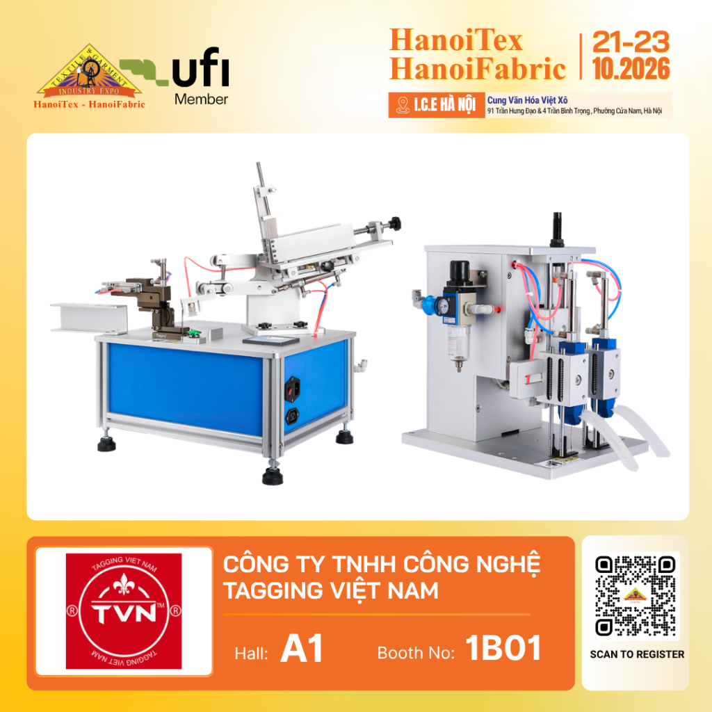 CÔNG TY TNHH CÔNG NGHỆ TAGGING VIỆT NAM - Nhà trưng bày tiêu biểu HanoiTex - HanoiFabric 2026