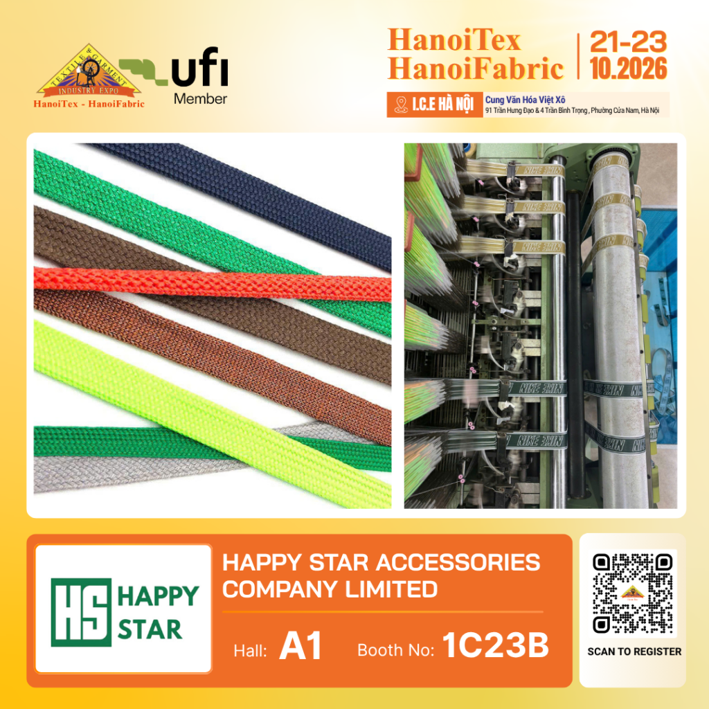HAPPY STAR ACCESSORIES COMPANY LIMITED - Nhà trưng bày tiêu biểu HanoiTex - HanoiFabric 2026