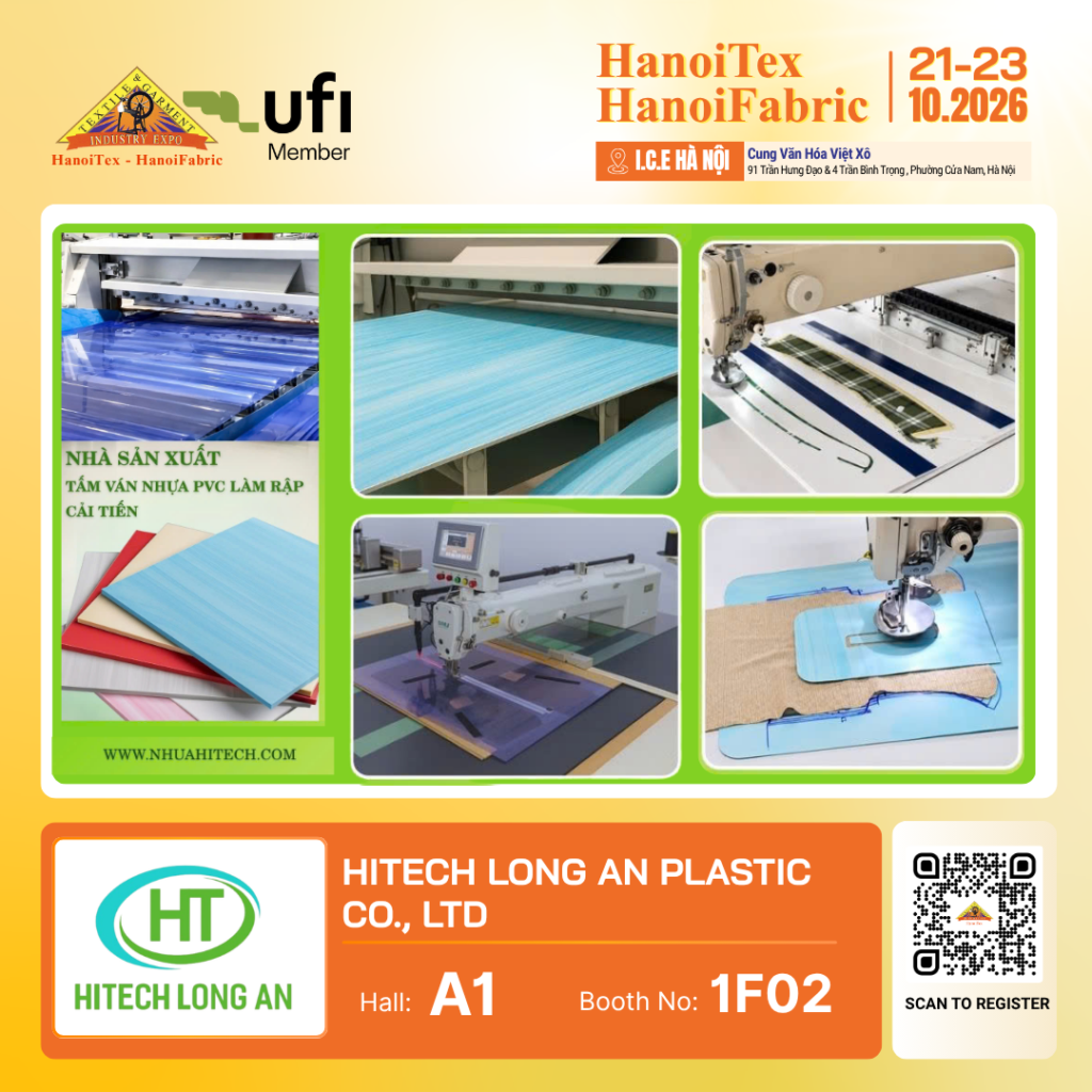 HITECH LONG AN PLASTIC CO., LTD - Nhà trưng bày tiêu biểu HanoiTex - HanoiFabric 2026