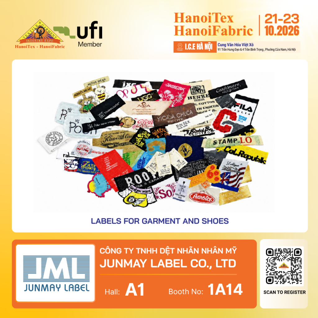 JUMMAY LABEL CO., LTD ( CÔNG TY TNHH DỆT NHÃN NHÂN MỸ) - Nhà trưng bày tiêu biểu HanoiTex - HanoiFabric 2026