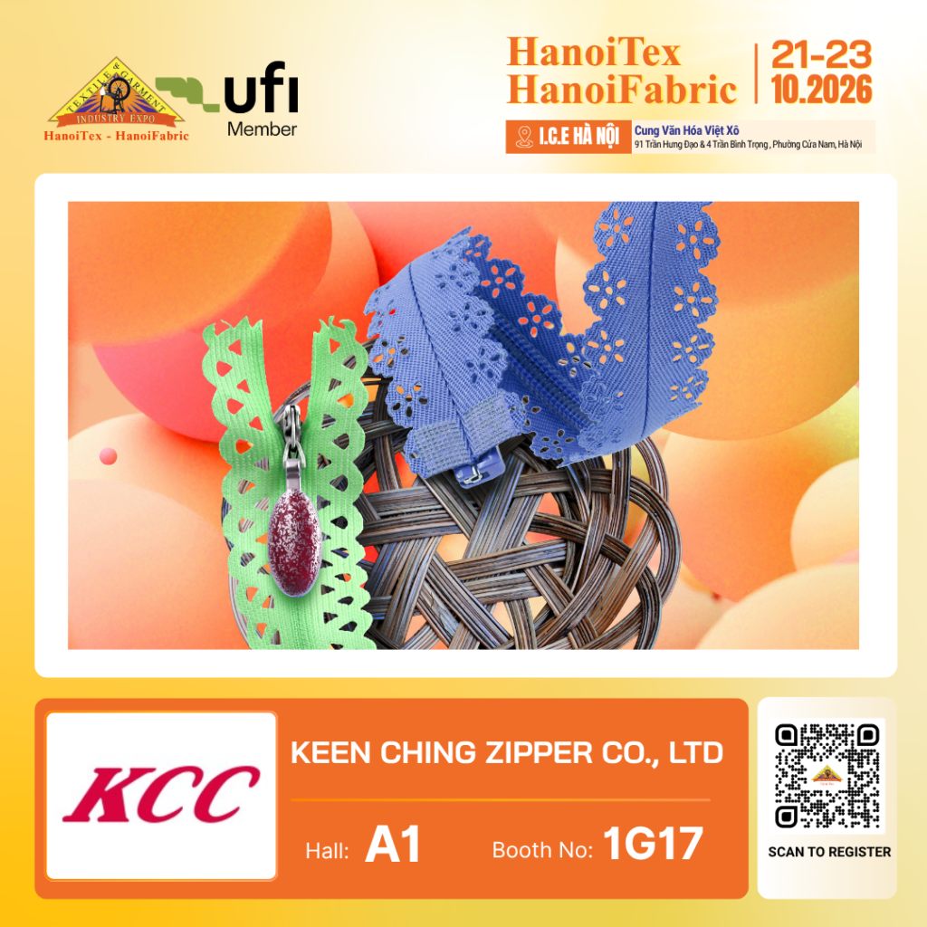 KEEN CHING ZIPPER CO., LTD - Nhà trưng bày tiêu biểu HanoiTex - HanoiFabric 2026