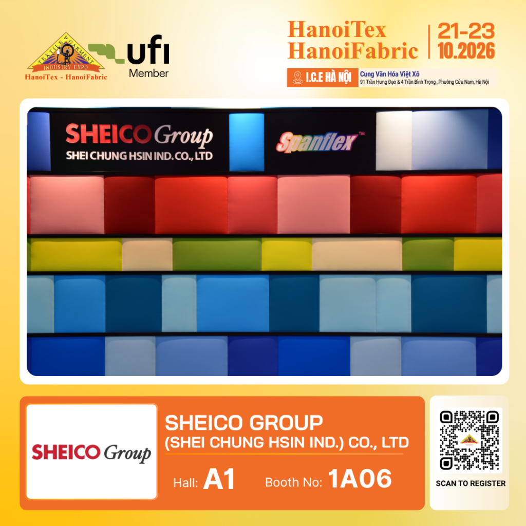 SHEICO GROUP (SHEI CHUNG HSIN IND.) CO., LTD. - Nhà trưng bày tiêu biểu HanoiTex - HanoiFabric 2026