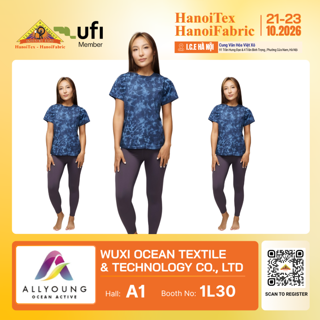 WUXI OCEAN TEXTILE & TECHNOLOGY CO., LTD. - Nhà trưng bày tiêu biểu HanoiTex - HanoiFabric 2026
