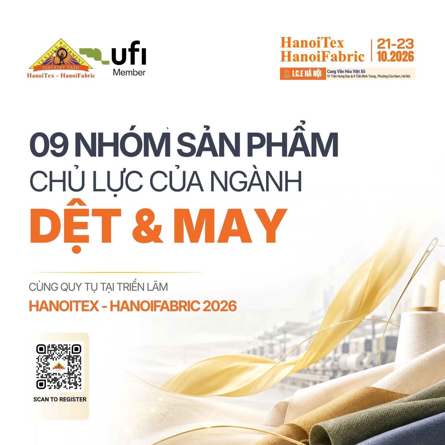 09 Nhom san pham chu luc nganh det may cung quy tu tai HanoiTex - HanoiFabric 2026