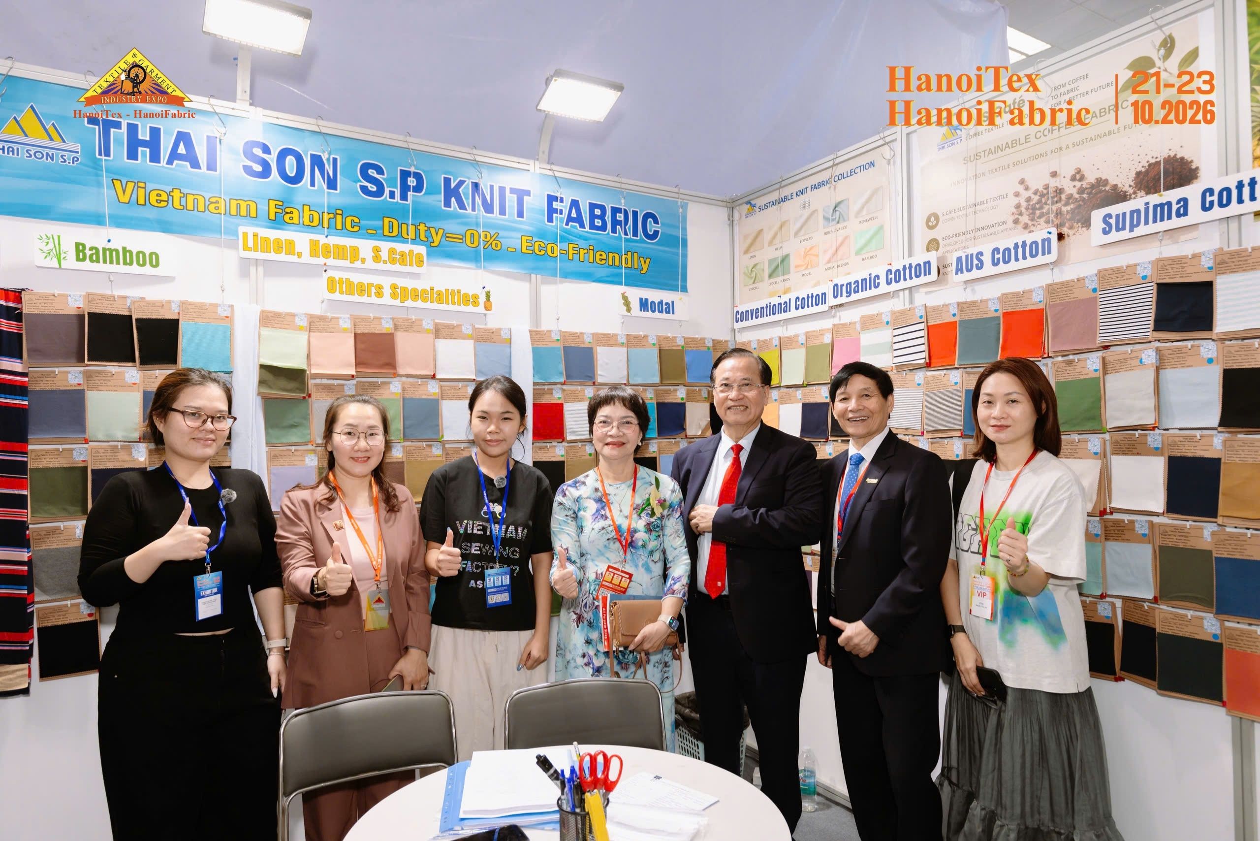 Hình ảnh tham quan tại Triển lãm HanoiTex – HanoiFabric 2026