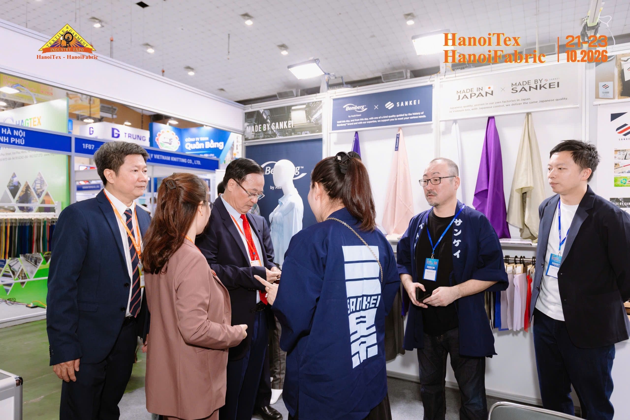 Hình ảnh tham quan tại Triển lãm HanoiTex – HanoiFabric 2026