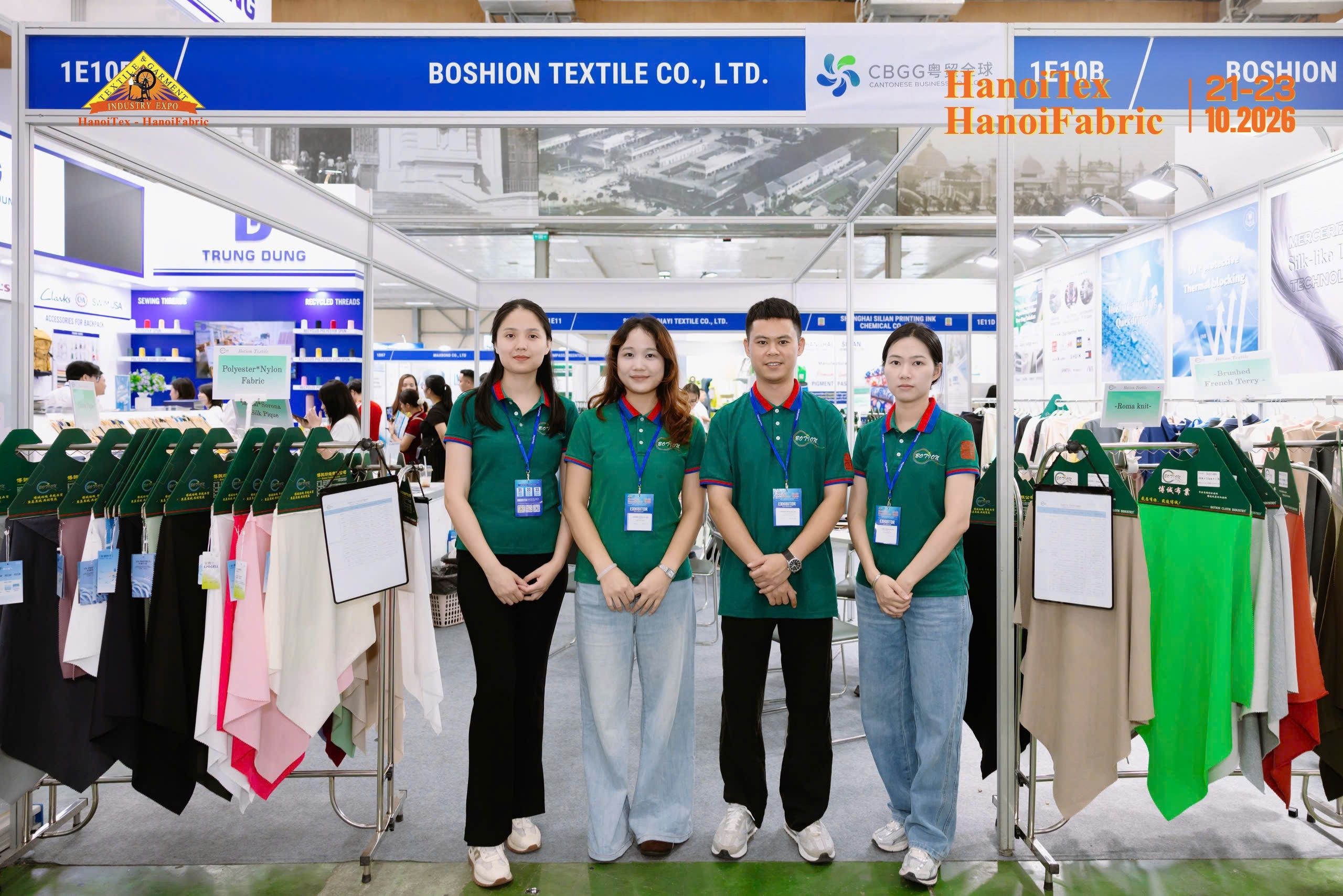 Hình ảnh tham quan tại Triển lãm HanoiTex – HanoiFabric 2026