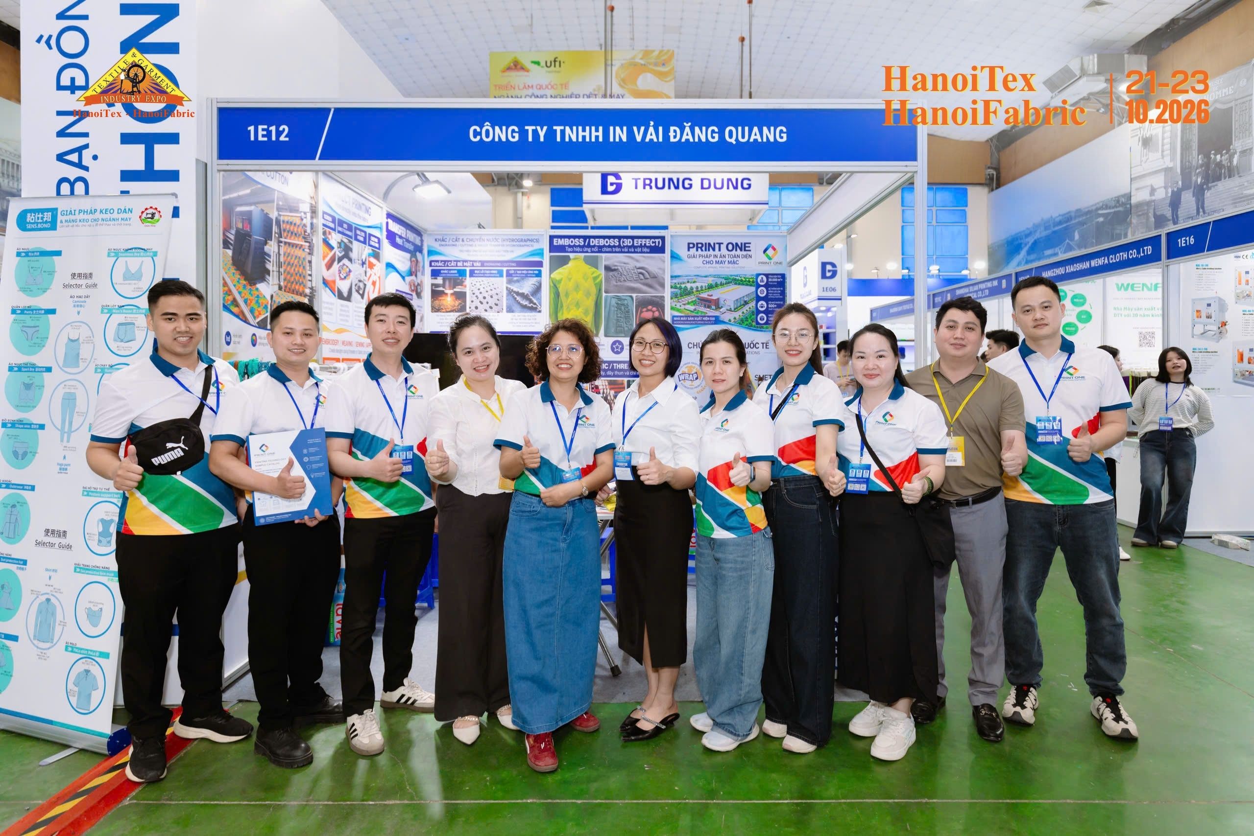 Hình ảnh tham quan tại Triển lãm HanoiTex – HanoiFabric 2026