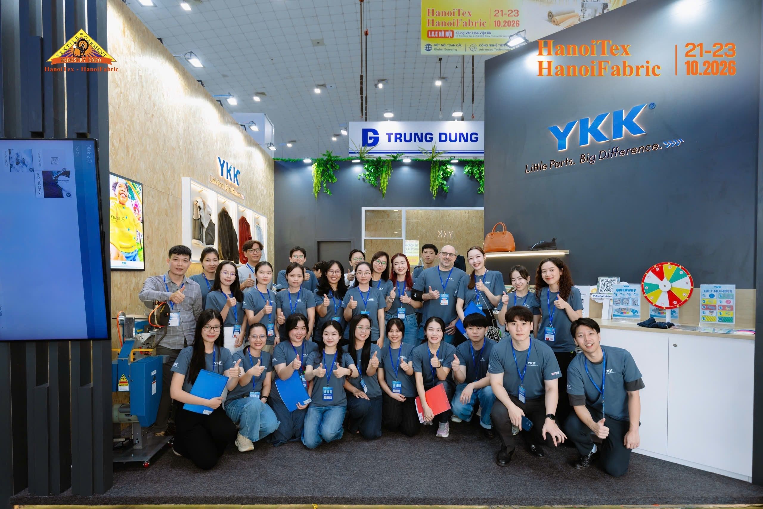 Hình ảnh tham quan tại Triển lãm HanoiTex – HanoiFabric 2026