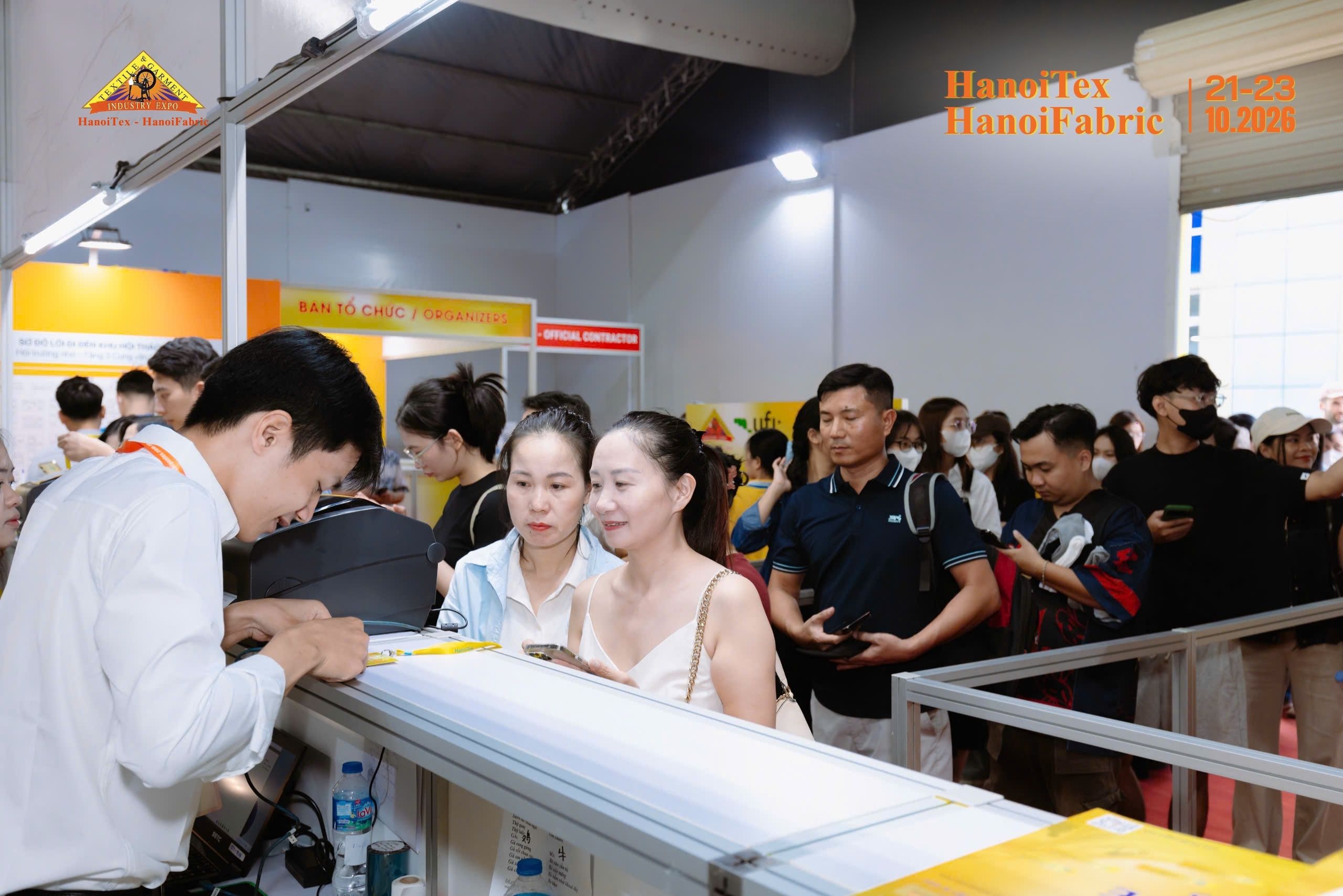 Hình ảnh tham quan tại Triển lãm HanoiTex – HanoiFabric 2026