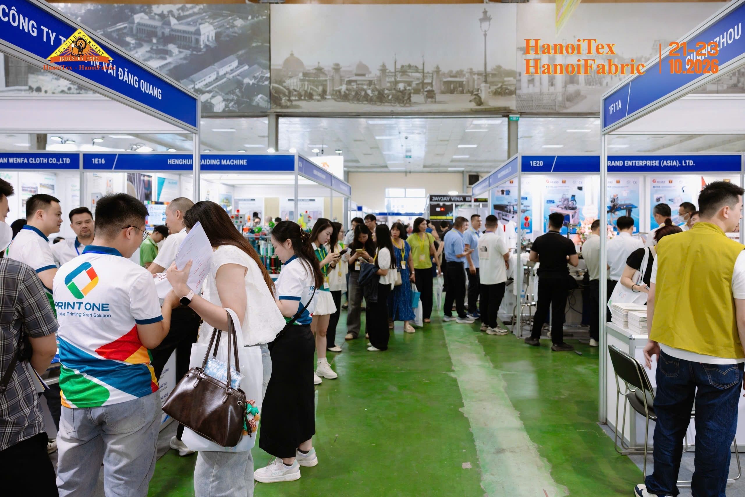 Hình ảnh tham quan tại Triển lãm HanoiTex – HanoiFabric 2026