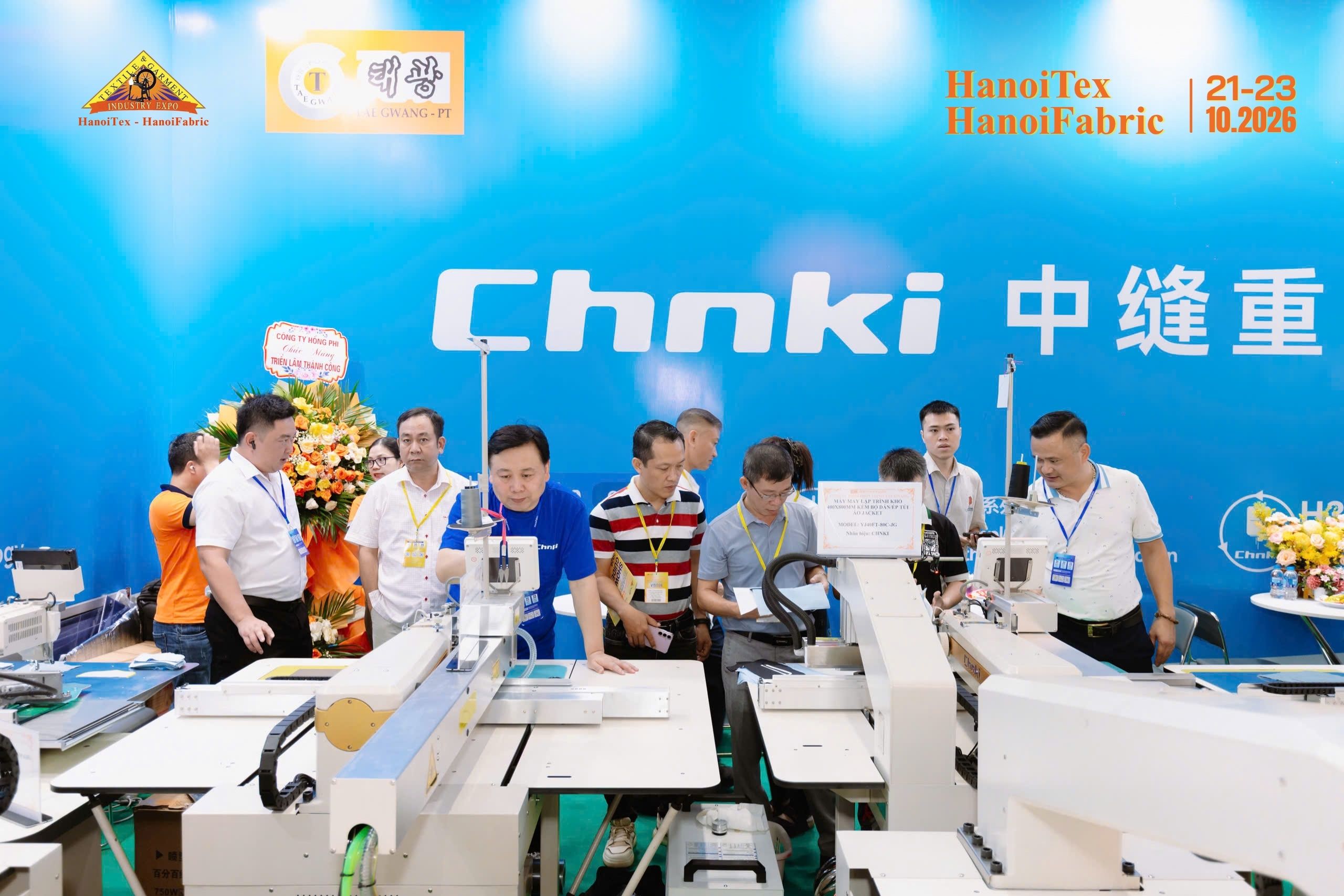 Hình ảnh tham quan tại Triển lãm HanoiTex – HanoiFabric 2026