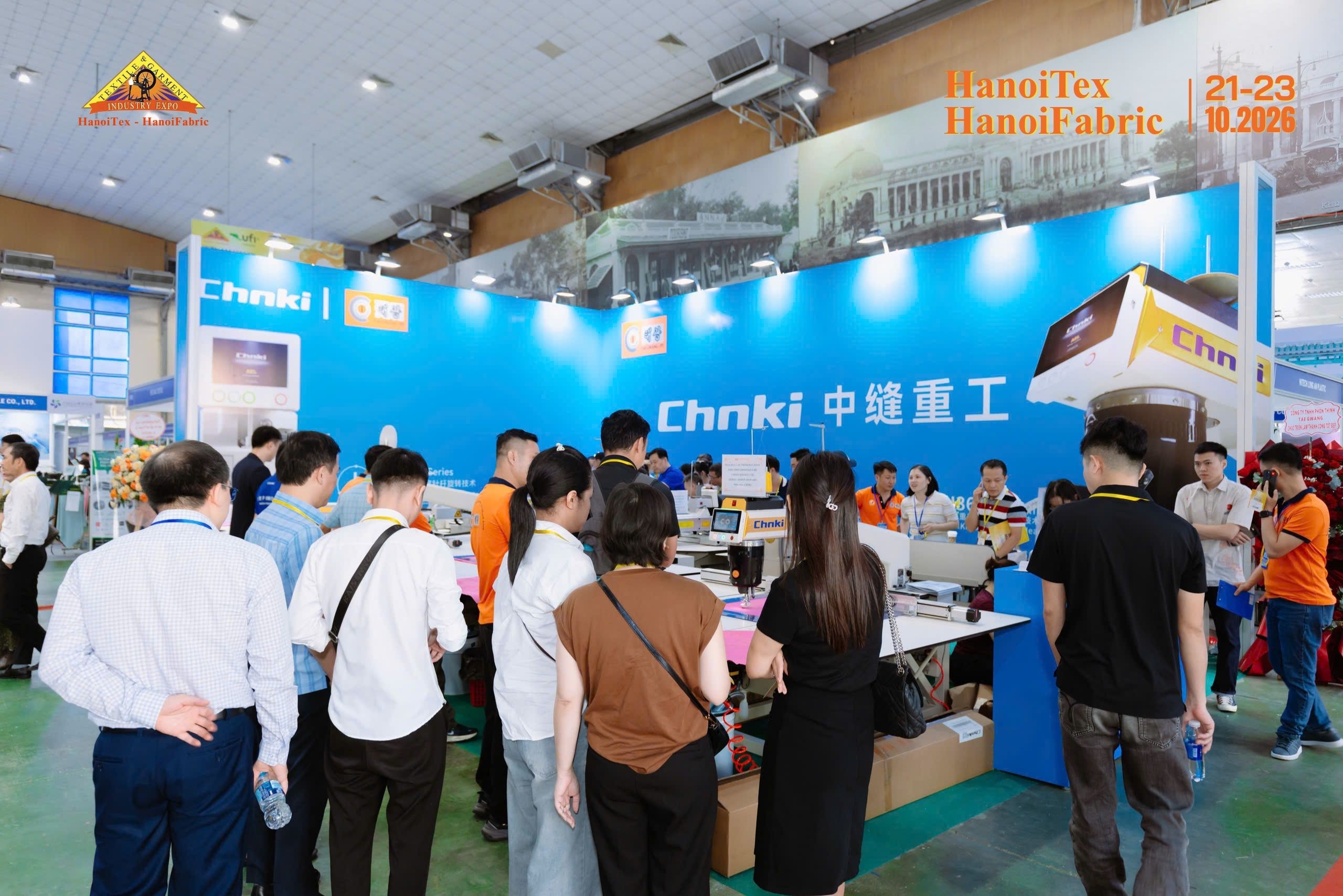 Hình ảnh tham quan tại Triển lãm HanoiTex – HanoiFabric 2026